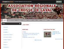 Tablet Screenshot of crosse-laval.ca